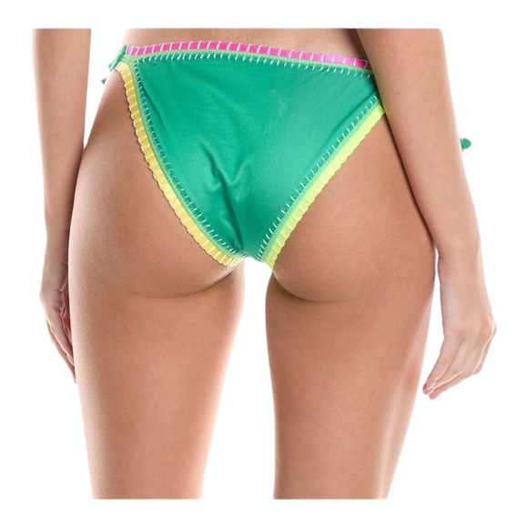 Ferrarini x Pq Crochet-Trim Bikini Bottoms NWT - Picture 3 of 5